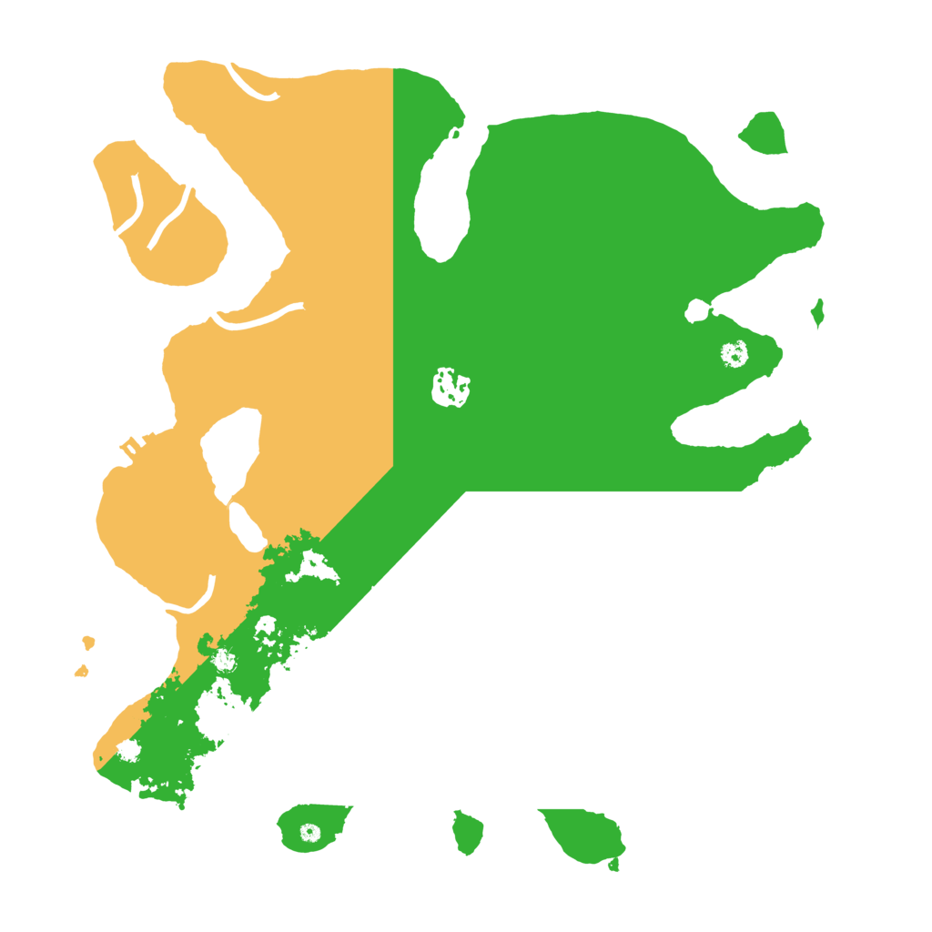 Biome Rust Map: Procedural Map, Size: 3495, Seed: 1381825401