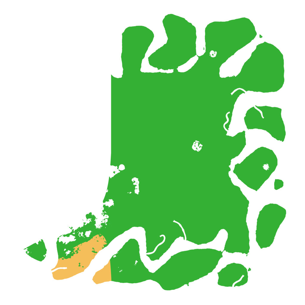 Biome Rust Map: Procedural Map, Size: 4500, Seed: 323