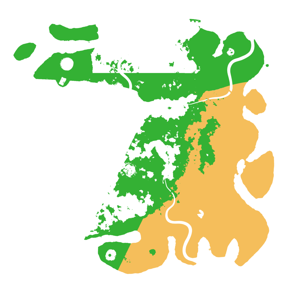 Biome Rust Map: Procedural Map, Size: 4000, Seed: 836991160