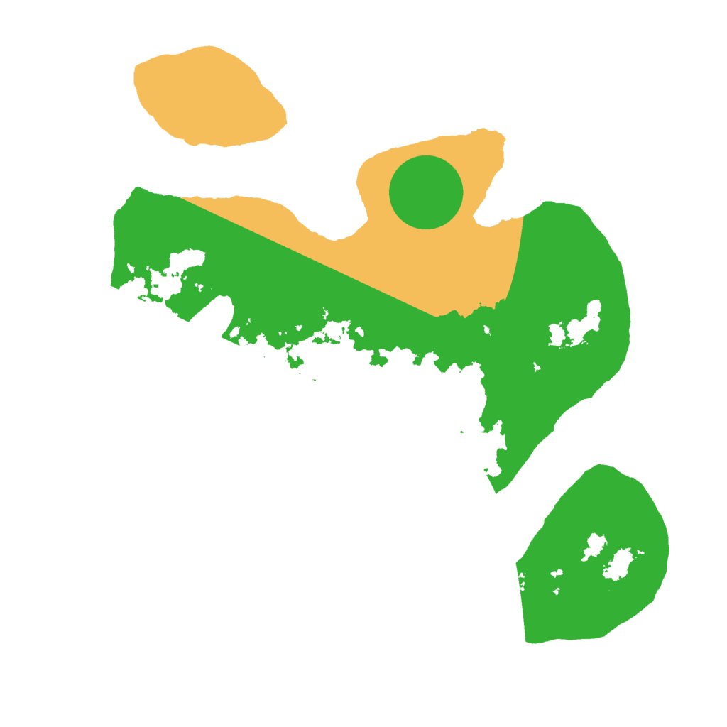 Biome Rust Map: Barren, Size: 2600, Seed: 33