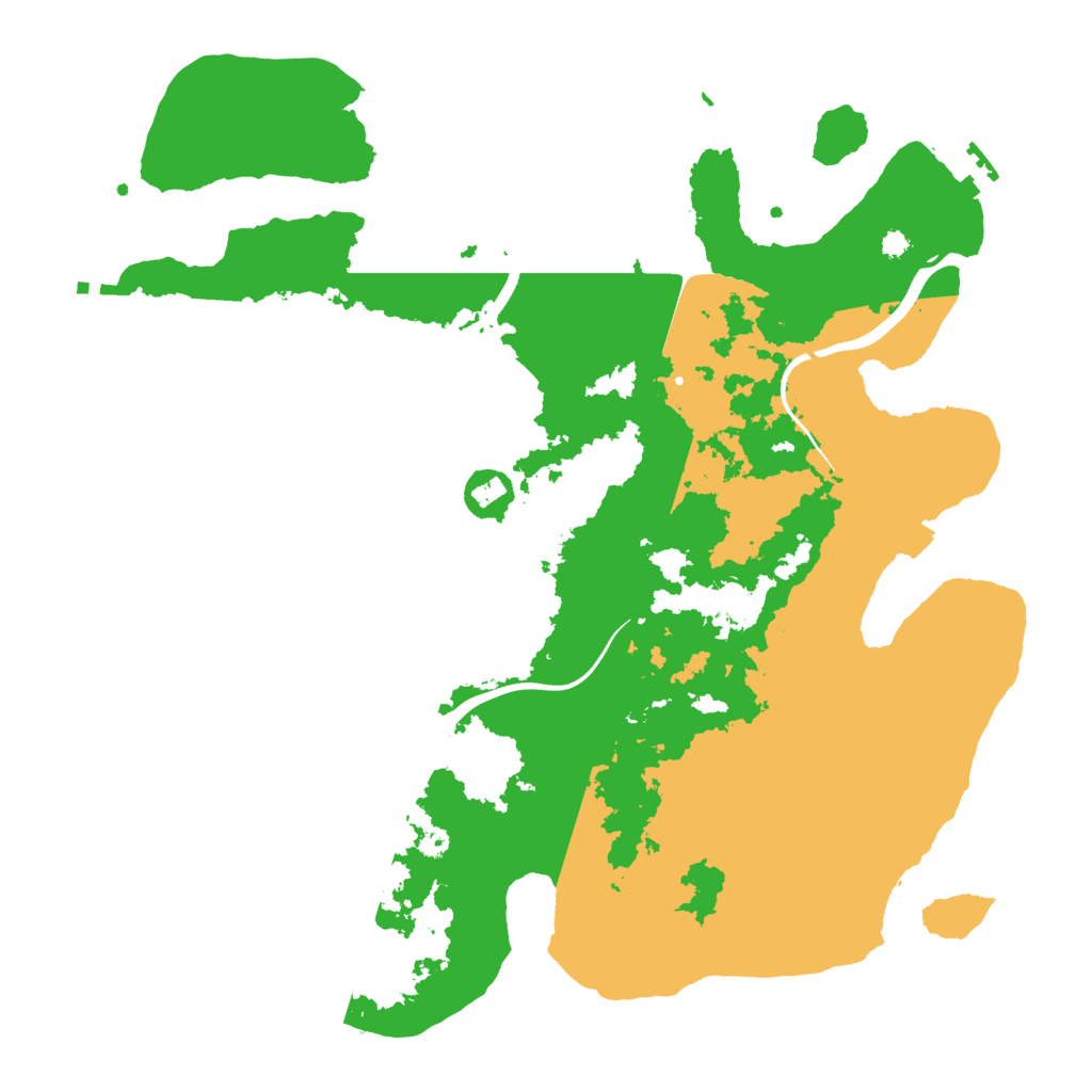 Biome Rust Map: Procedural Map, Size: 3700, Seed: 2091092080
