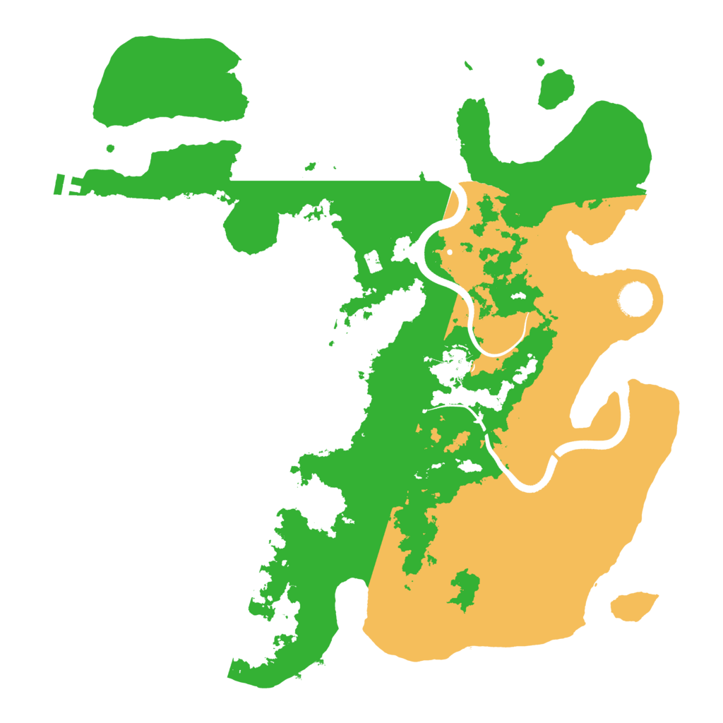 Biome Rust Map: Procedural Map, Size: 3700, Seed: 2091092080