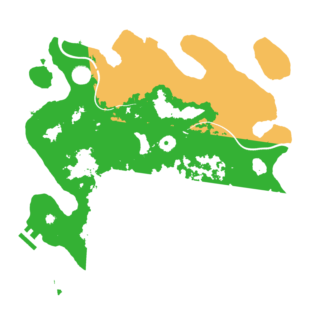 Biome Rust Map: Procedural Map, Size: 3000, Seed: 629989530