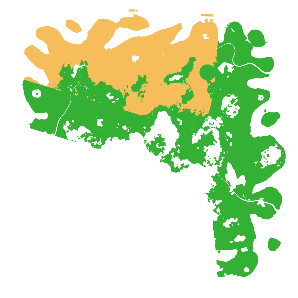 Biome Rust Map: Procedural Map, Size: 5000, Seed: 537093518