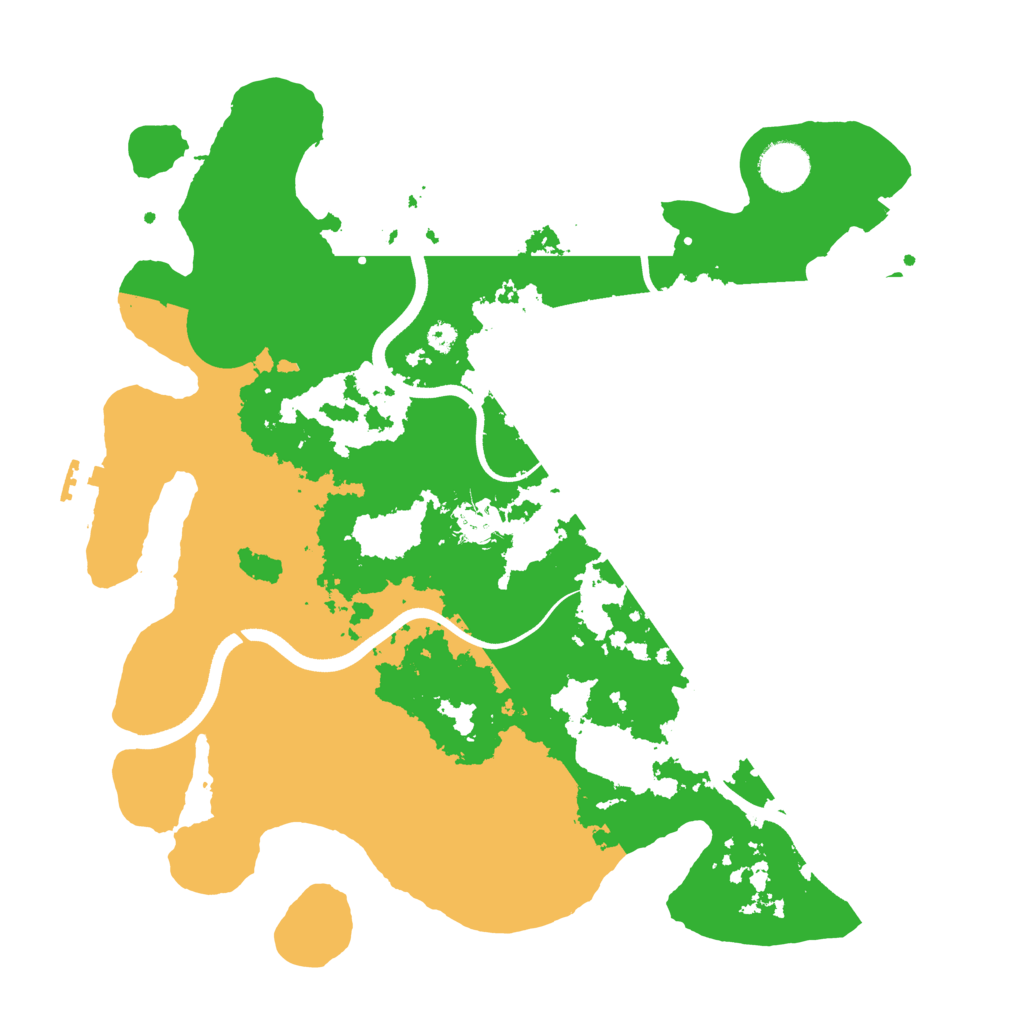 Biome Rust Map: Procedural Map, Size: 3600, Seed: 1727954595