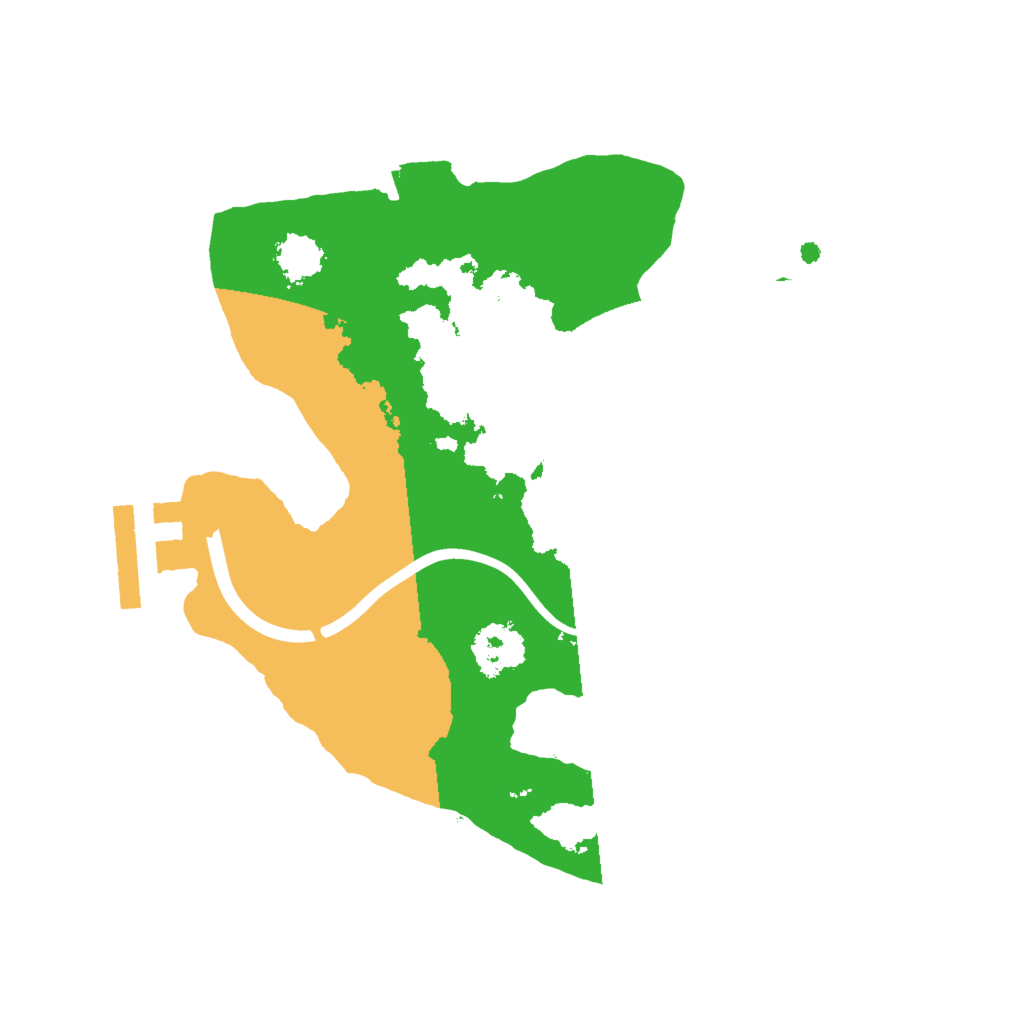 Biome Rust Map: Procedural Map, Size: 2000, Seed: 3846294