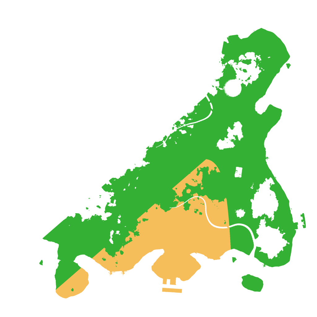 Biome Rust Map: Procedural Map, Size: 3250, Seed: 2721