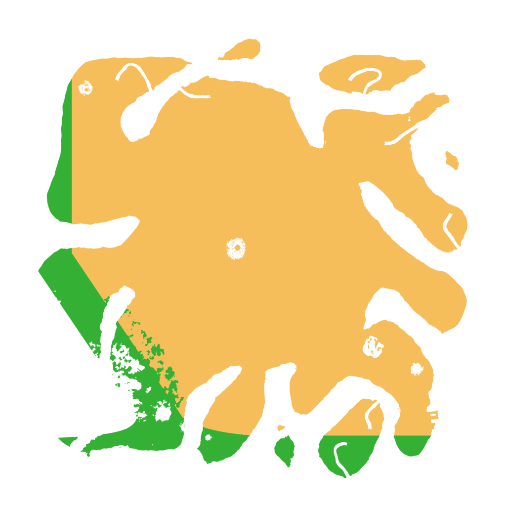 Biome Rust Map: Procedural Map, Size: 3700, Seed: 386871314