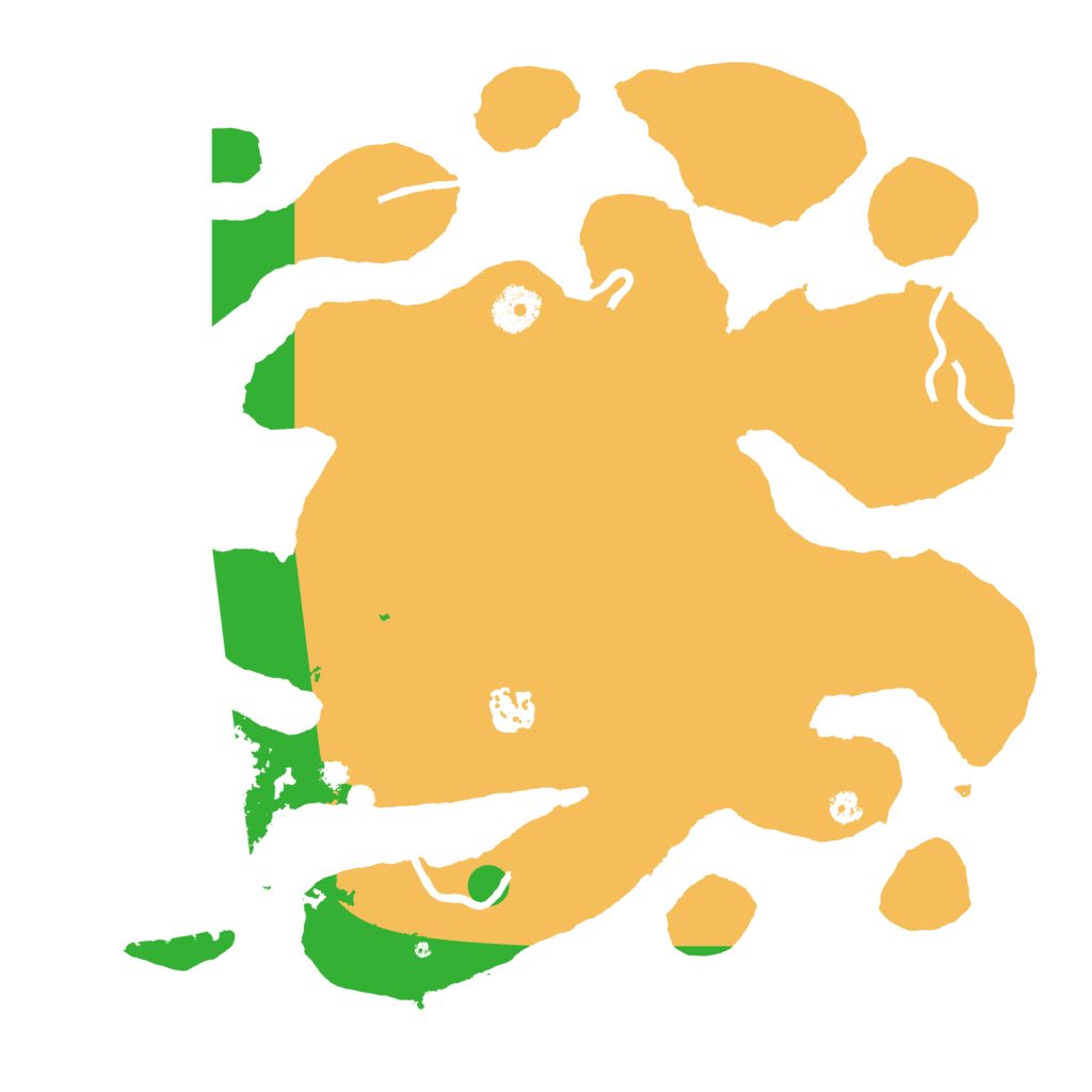 Biome Rust Map: Procedural Map, Size: 3500, Seed: 20334