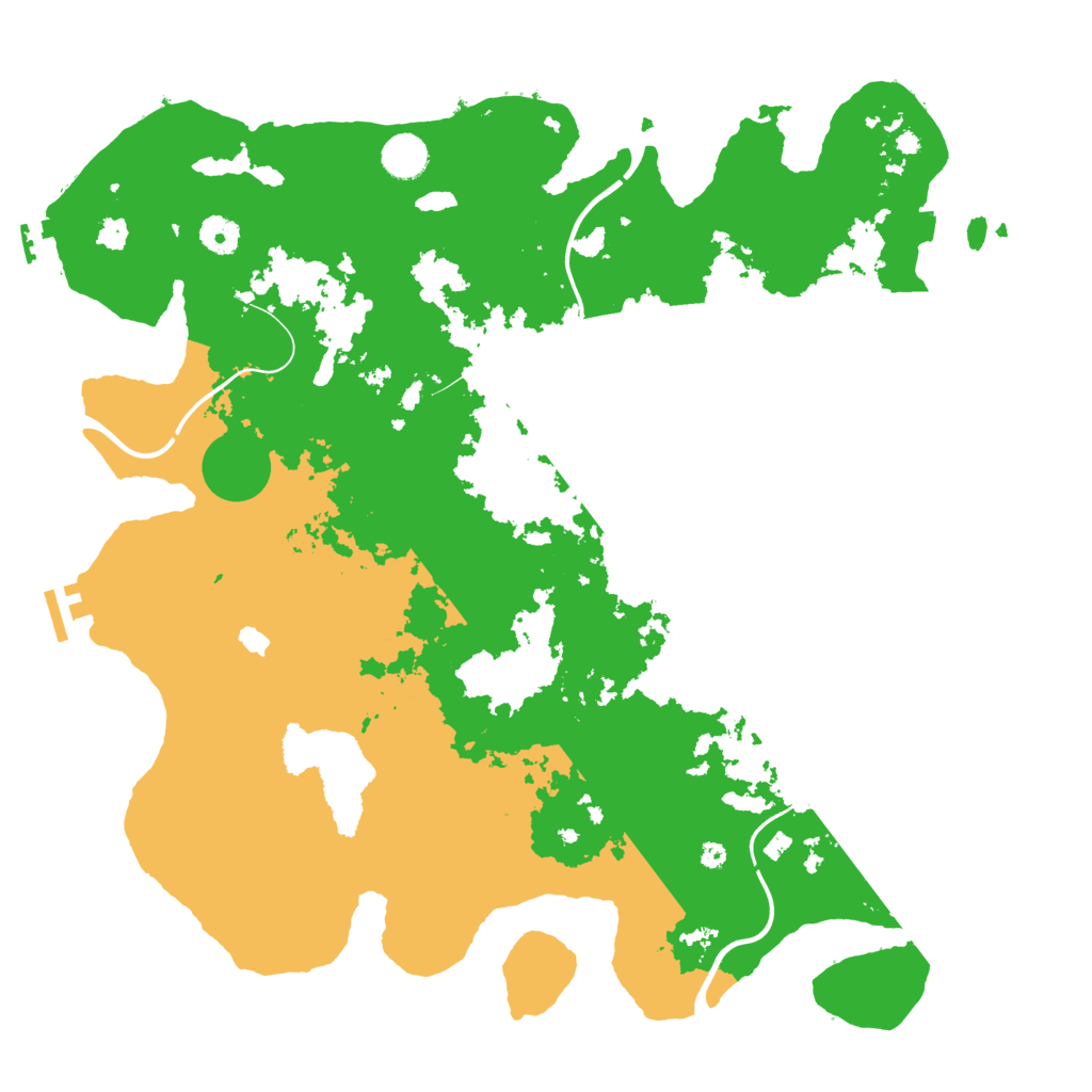 Biome Rust Map: Procedural Map, Size: 4200, Seed: 24684