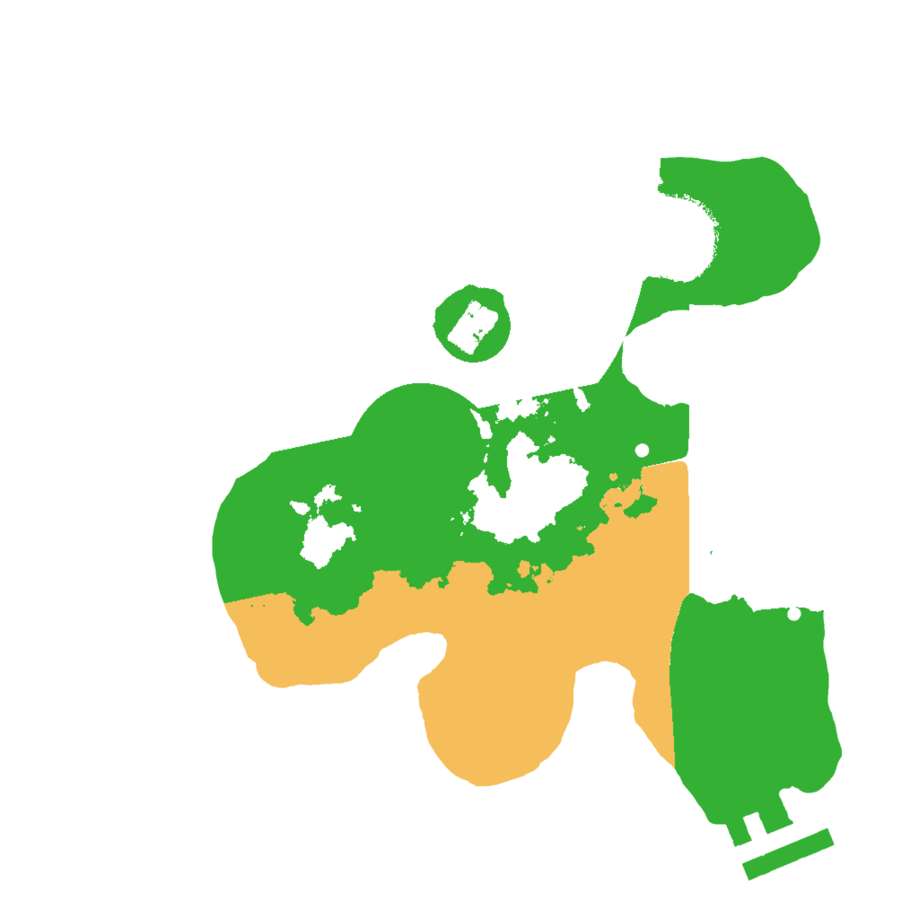 Biome Rust Map: Procedural Map, Size: 2000, Seed: 3783