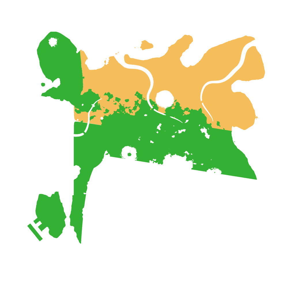 Biome Rust Map: Procedural Map, Size: 3000, Seed: 689637725