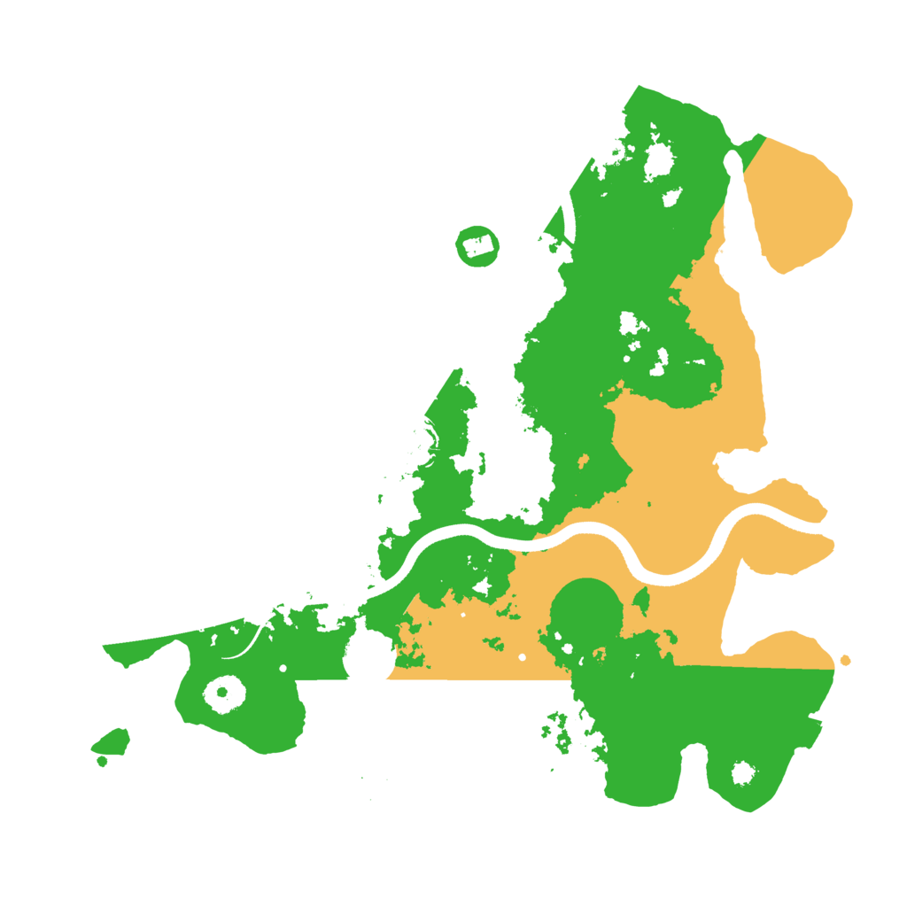Biome Rust Map: Procedural Map, Size: 3500, Seed: 238277765