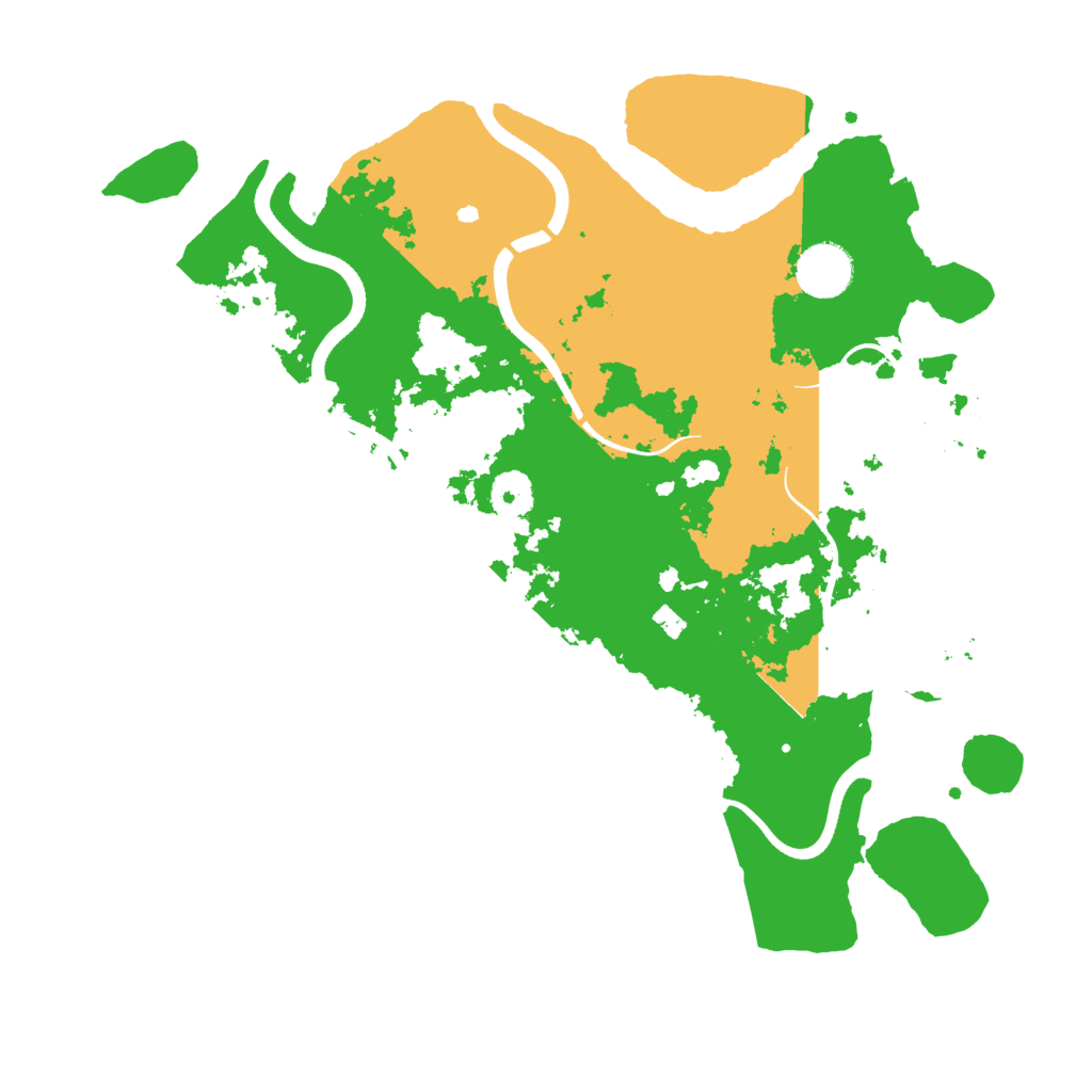 Biome Rust Map: Procedural Map, Size: 3600, Seed: 717499819