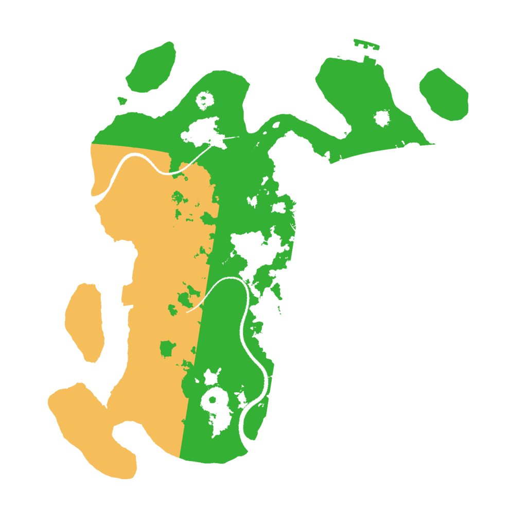Biome Rust Map: Procedural Map, Size: 3000, Seed: 1639972878