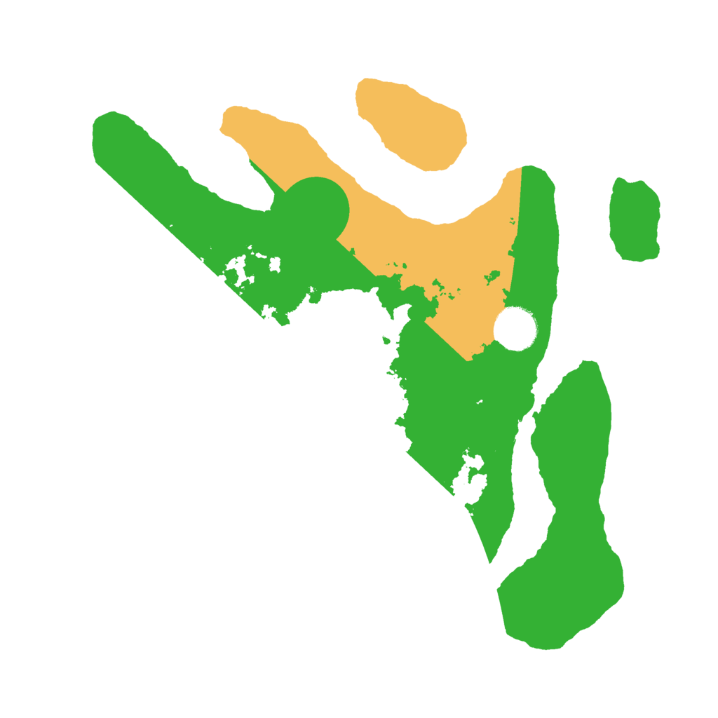 Biome Rust Map: Barren, Size: 3000, Seed: 13101