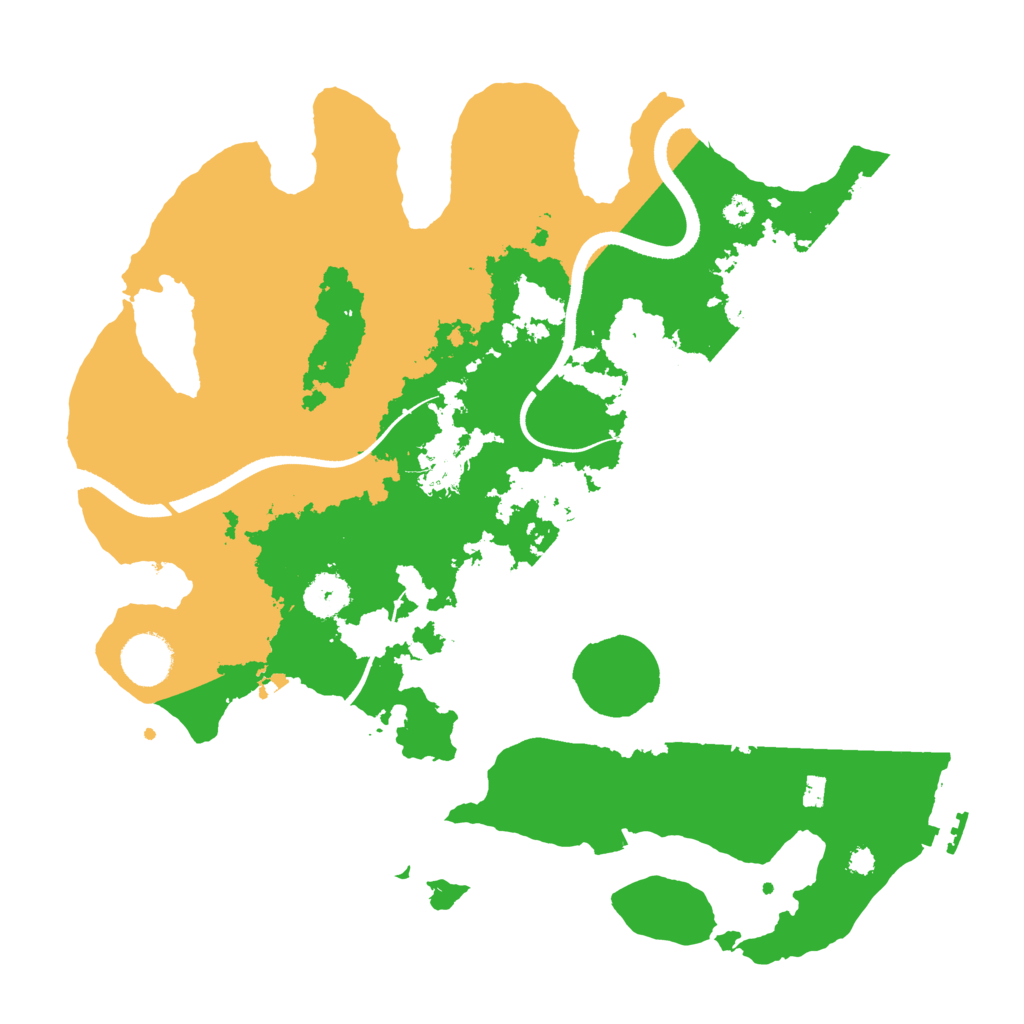 Biome Rust Map: Procedural Map, Size: 3500, Seed: 1112144401