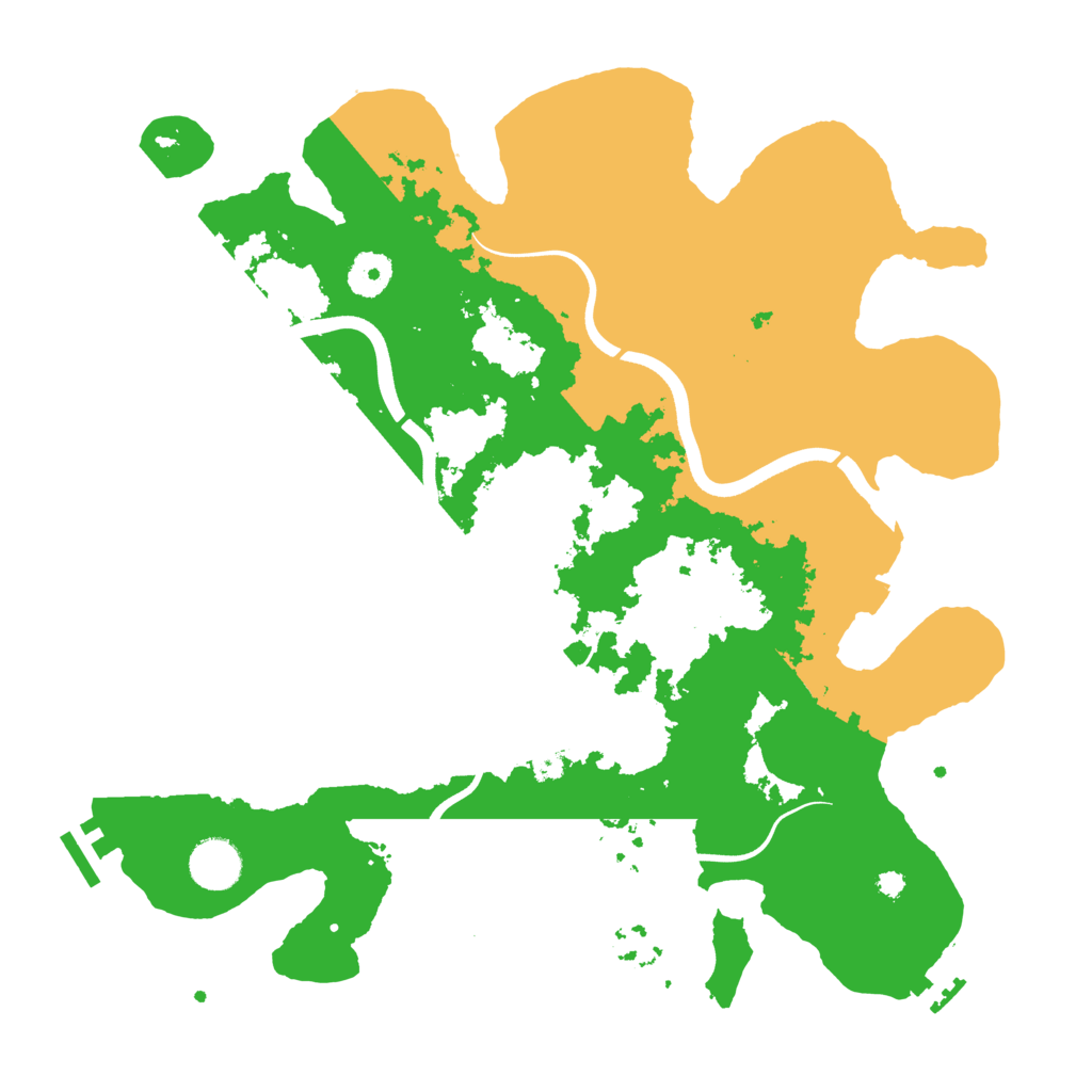 Biome Rust Map: Procedural Map, Size: 3700, Seed: 1929442436