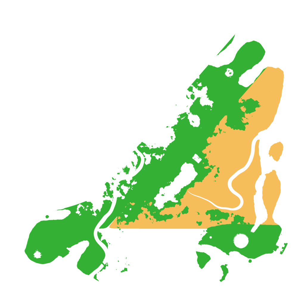 Biome Rust Map: Procedural Map, Size: 3700, Seed: 3123124