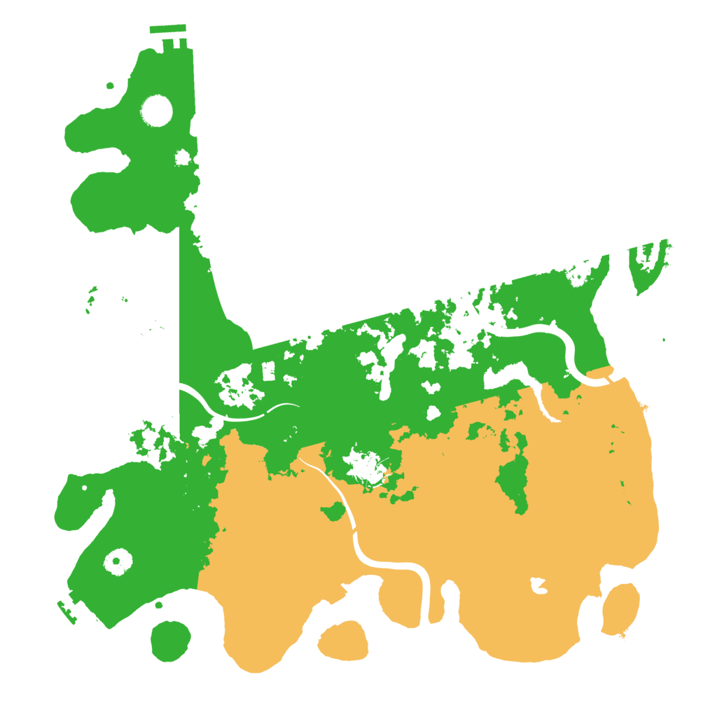 Biome Rust Map: Procedural Map, Size: 4000, Seed: 63952