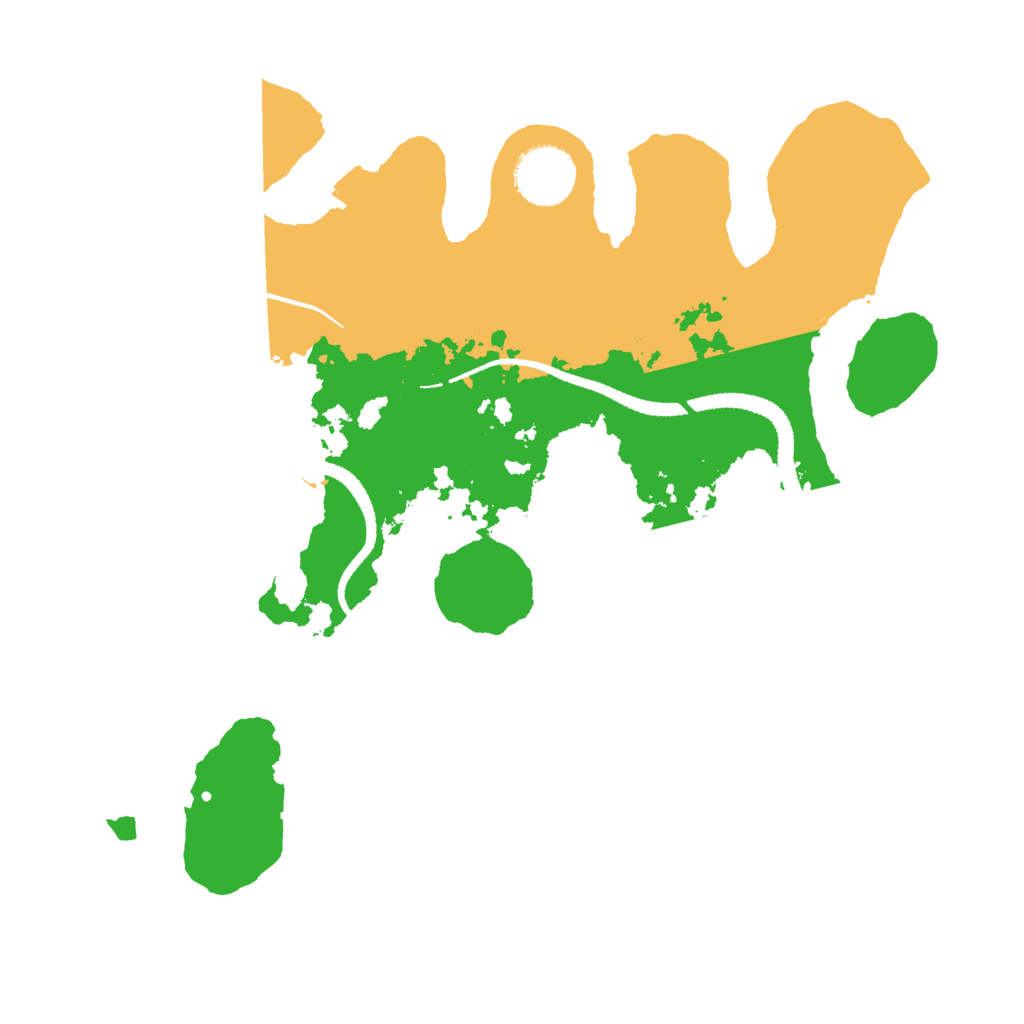 Biome Rust Map: Procedural Map, Size: 3000, Seed: 126522683