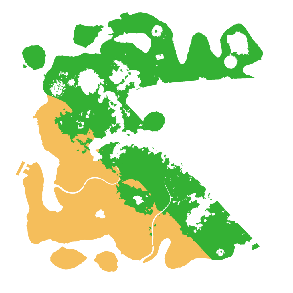Biome Rust Map: Procedural Map, Size: 4000, Seed: 110394231