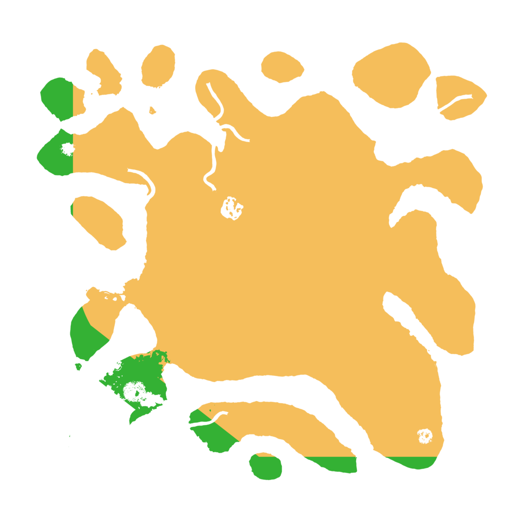 Biome Rust Map: Procedural Map, Size: 3500, Seed: 1045815559