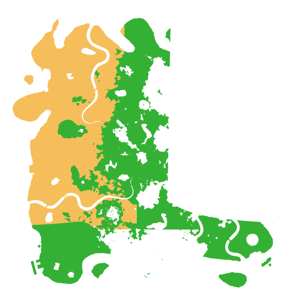 Biome Rust Map: Procedural Map, Size: 4500, Seed: 5721