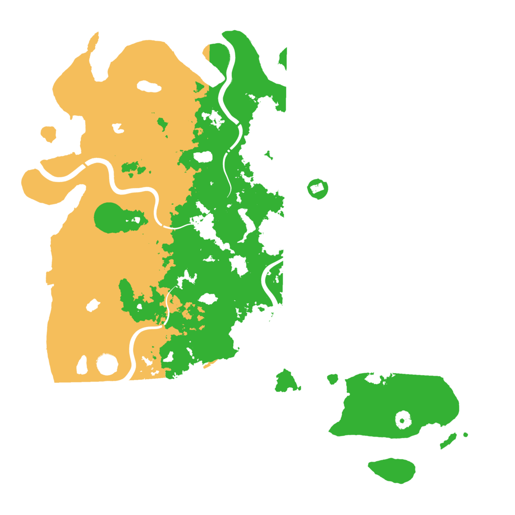 Biome Rust Map: Procedural Map, Size: 4500, Seed: 5721