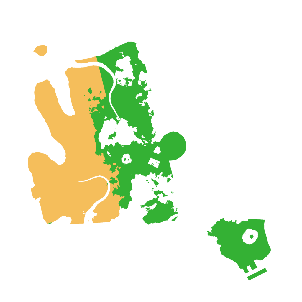 Biome Rust Map: Procedural Map, Size: 3000, Seed: 2420533