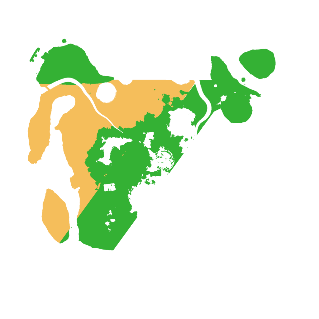 Biome Rust Map: Procedural Map, Size: 3000, Seed: 1122845883