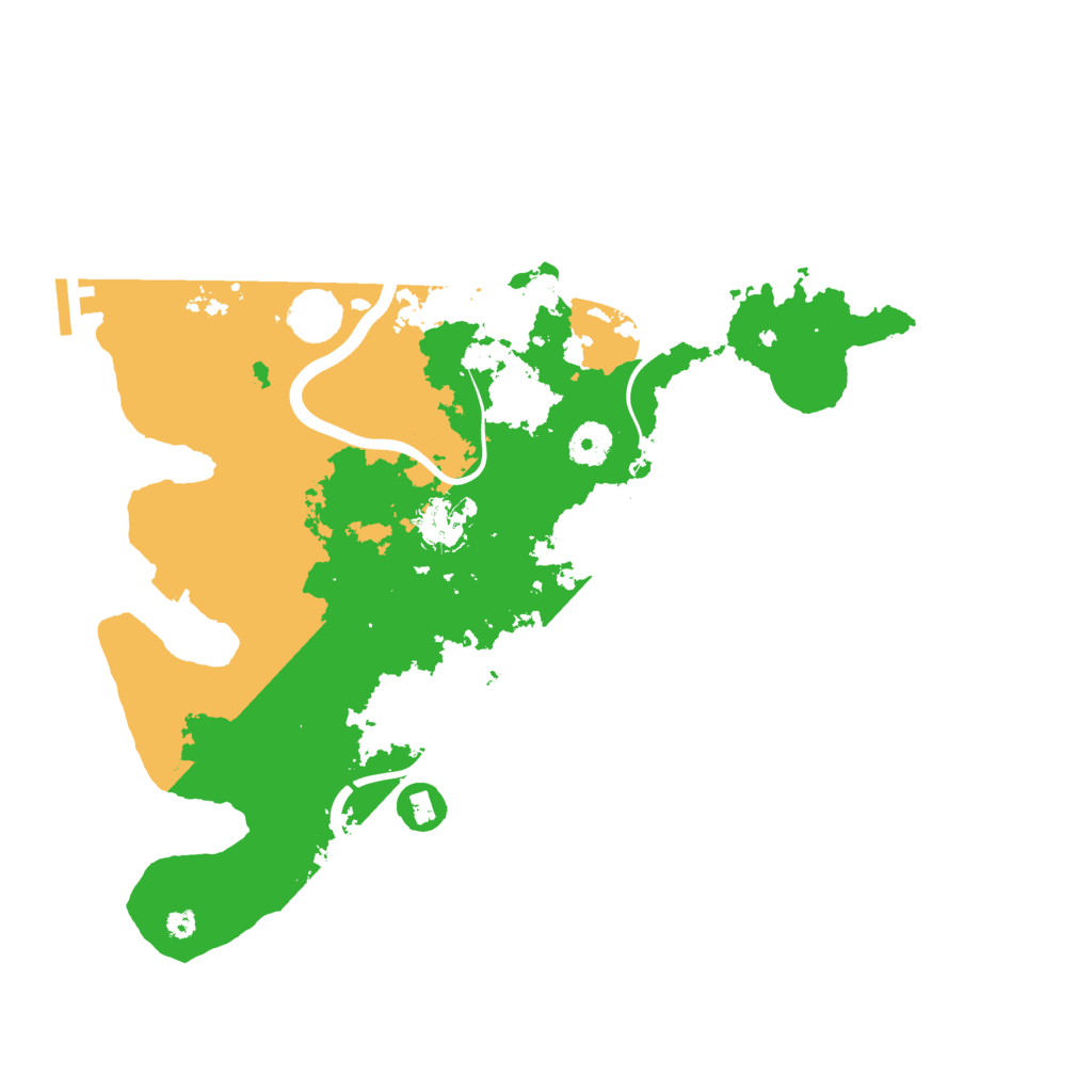 Biome Rust Map: Procedural Map, Size: 3800, Seed: 396789336