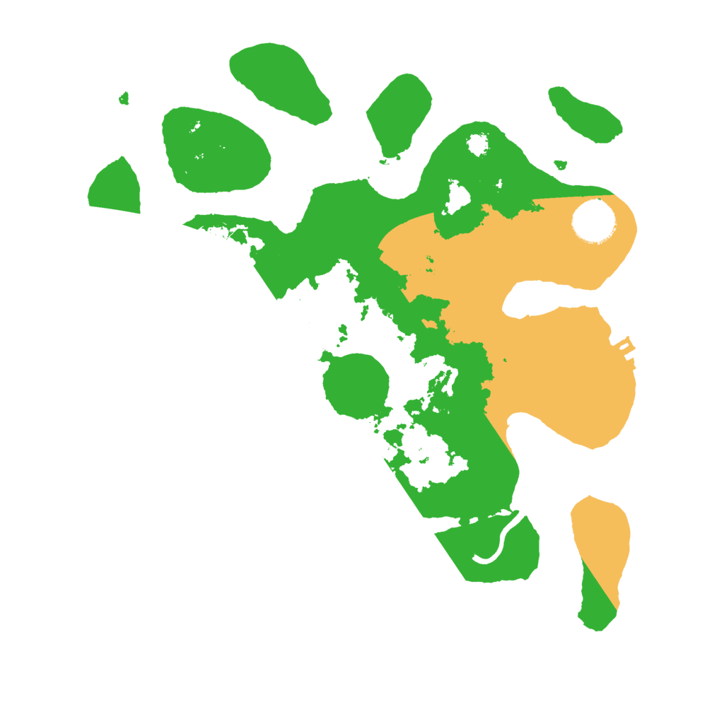 Biome Rust Map: Procedural Map, Size: 3000, Seed: 352896