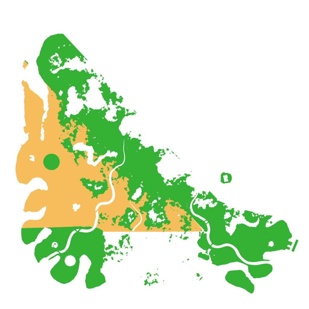 Biome Rust Map: Procedural Map, Size: 5000, Seed: 92218236