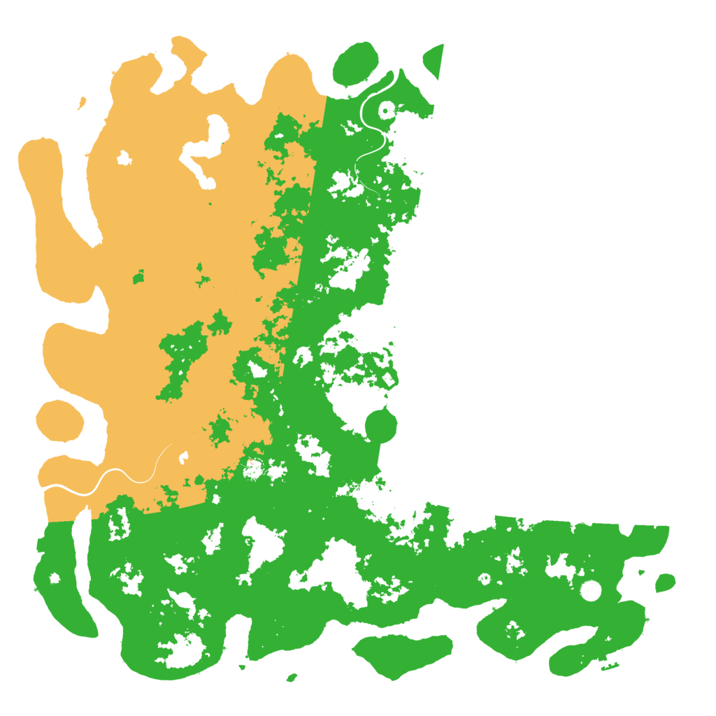 Biome Rust Map: Procedural Map, Size: 6000, Seed: 1229010227