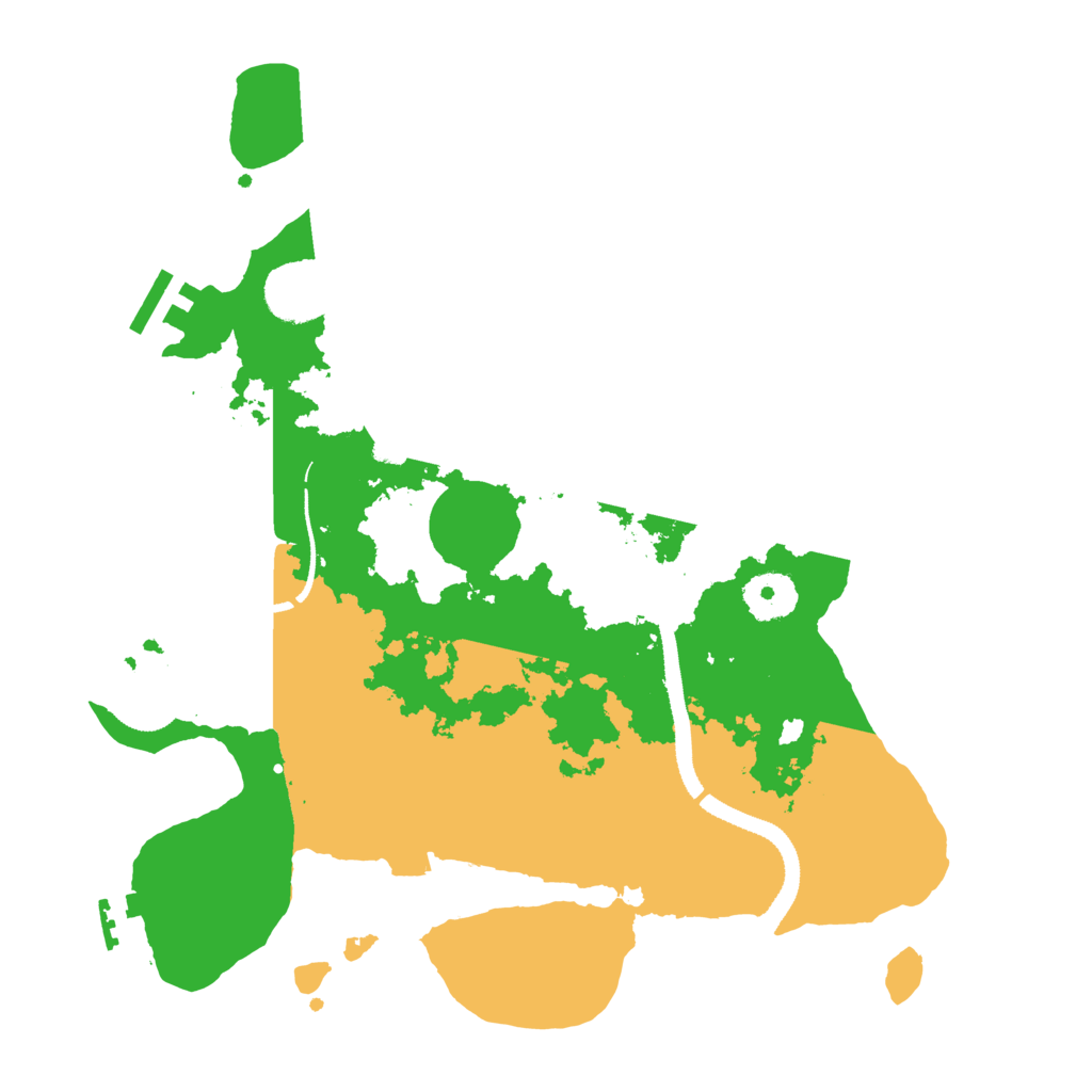 Biome Rust Map: Procedural Map, Size: 3250, Seed: 645513688