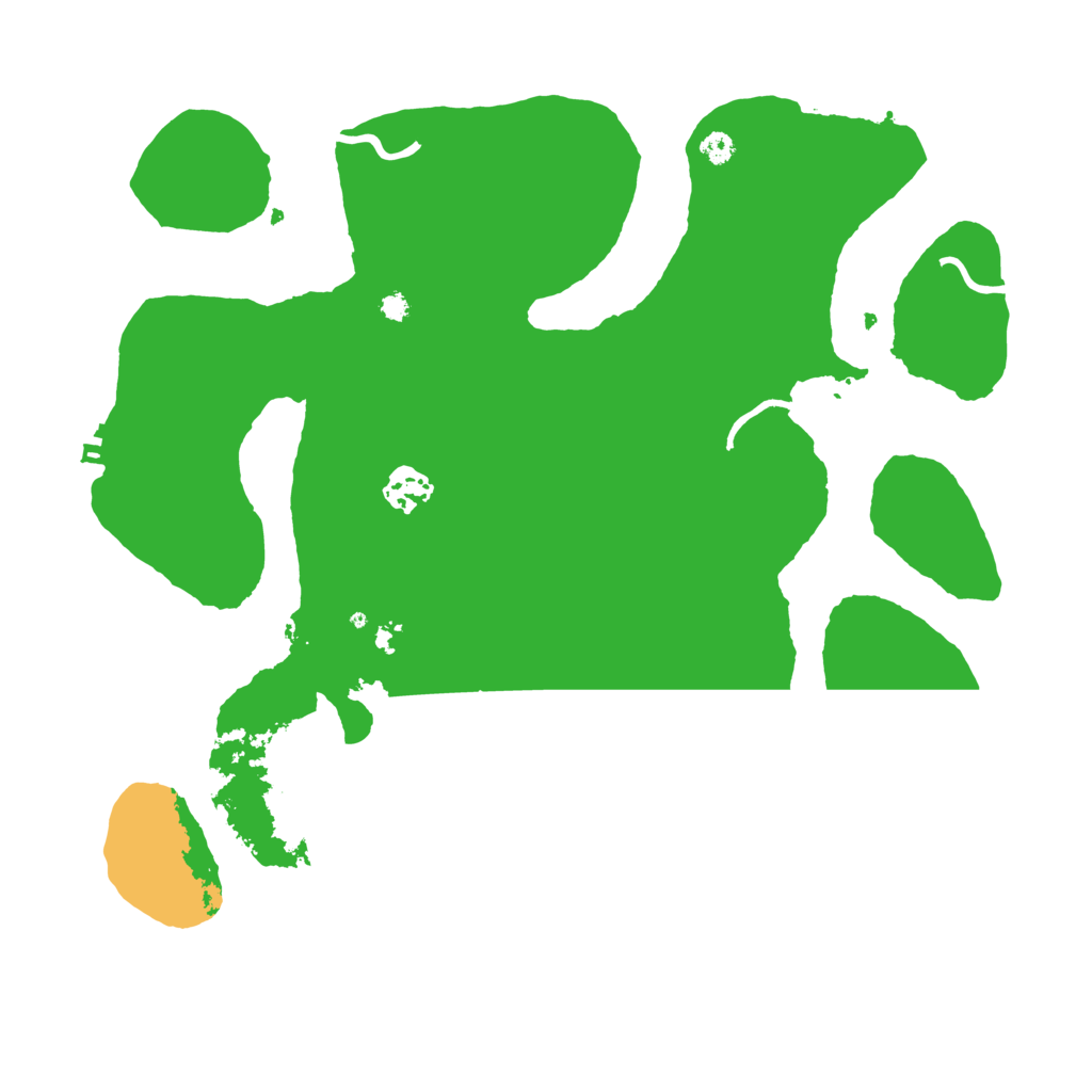 Biome Rust Map: Procedural Map, Size: 3500, Seed: 1320586799