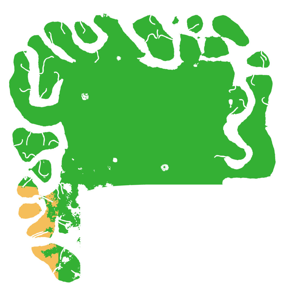 Biome Rust Map: Procedural Map, Size: 6000, Seed: 81376194