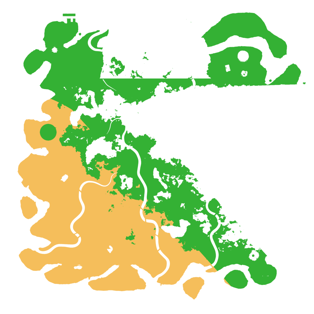 Biome Rust Map: Procedural Map, Size: 5000, Seed: 190758755
