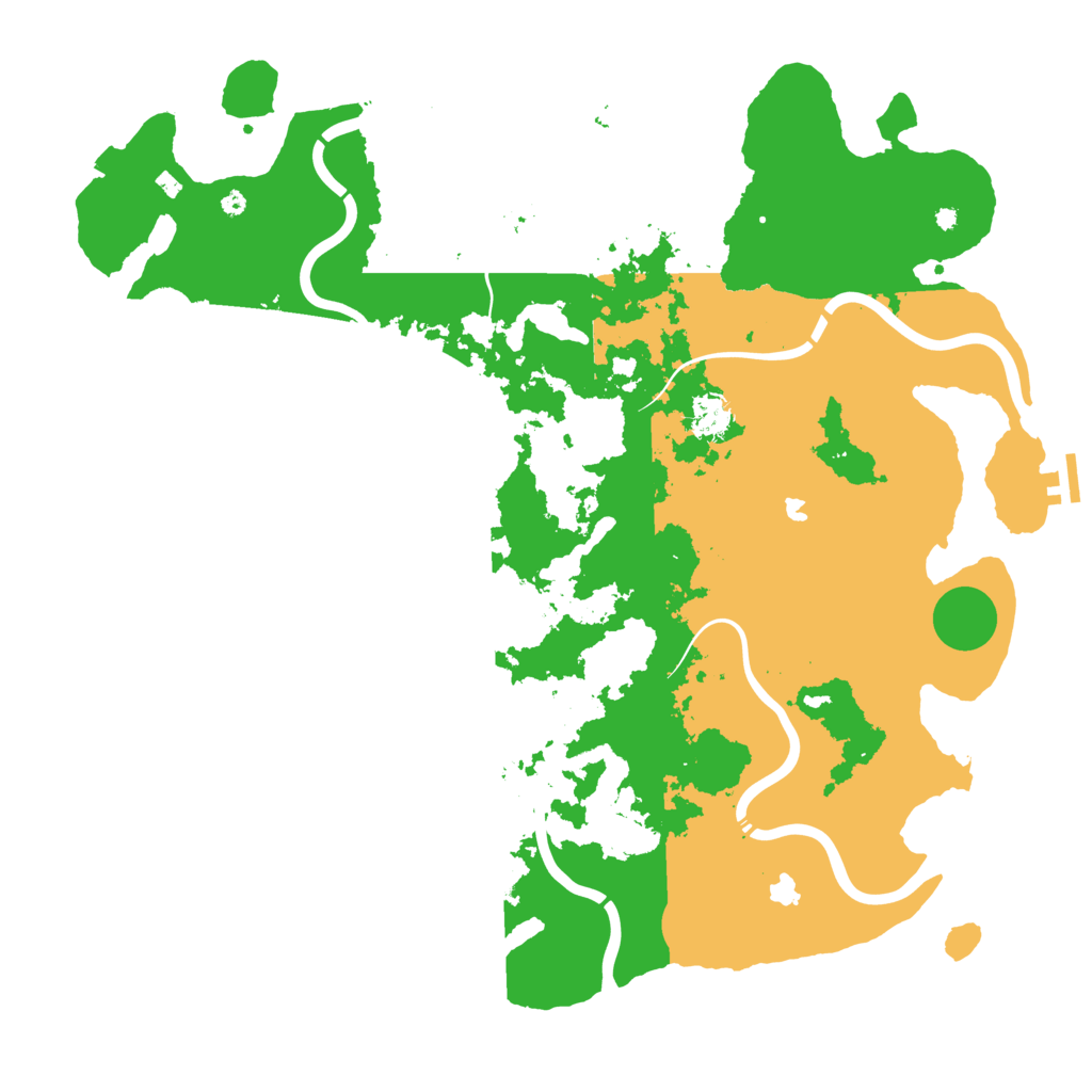 Biome Rust Map: Procedural Map, Size: 4500, Seed: 2737