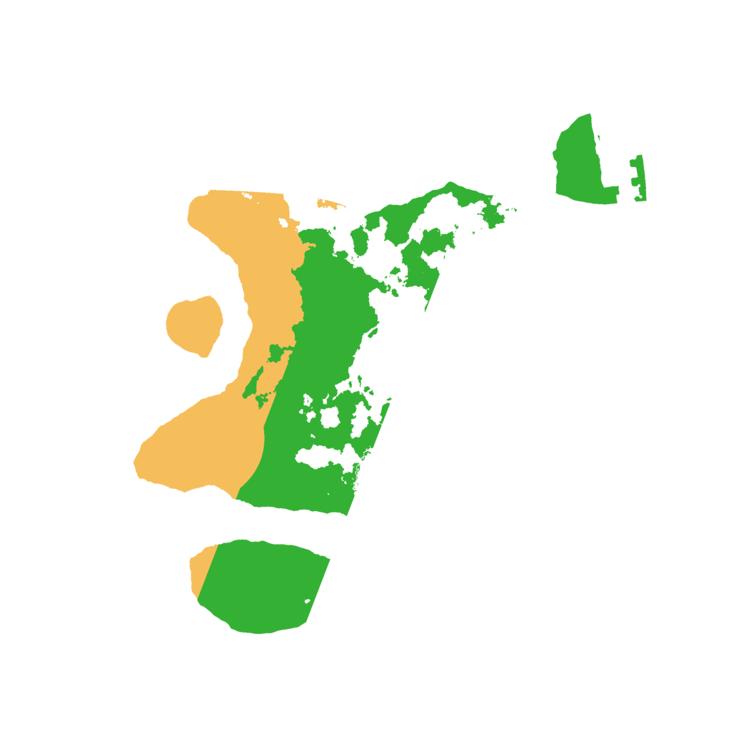 Biome Rust Map: Procedural Map, Size: 2100, Seed: 123453