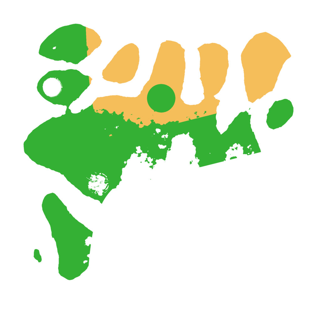 Biome Rust Map: Barren, Size: 3000, Seed: 126522683