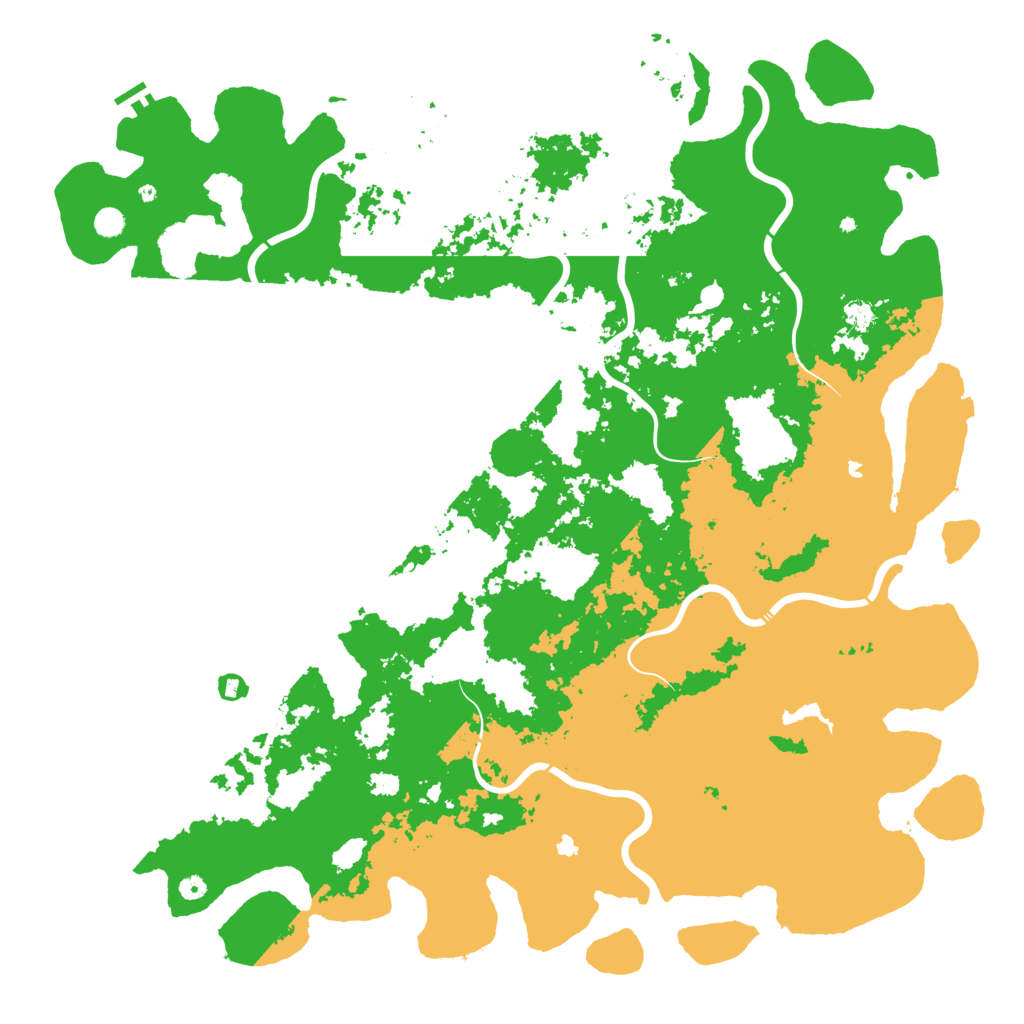Biome Rust Map: Procedural Map, Size: 6000, Seed: 155