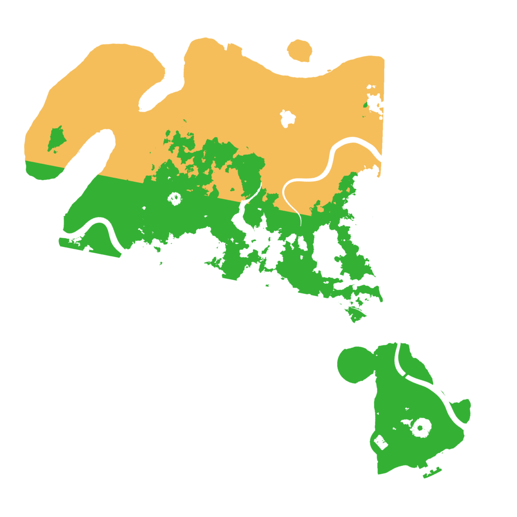 Biome Rust Map: Procedural Map, Size: 4000, Seed: 147654025