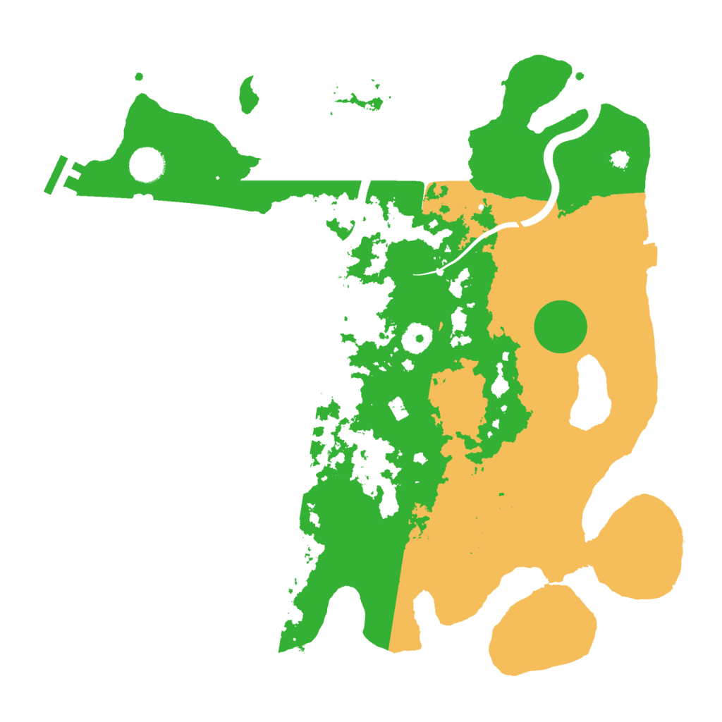 Biome Rust Map: Procedural Map, Size: 3600, Seed: 300