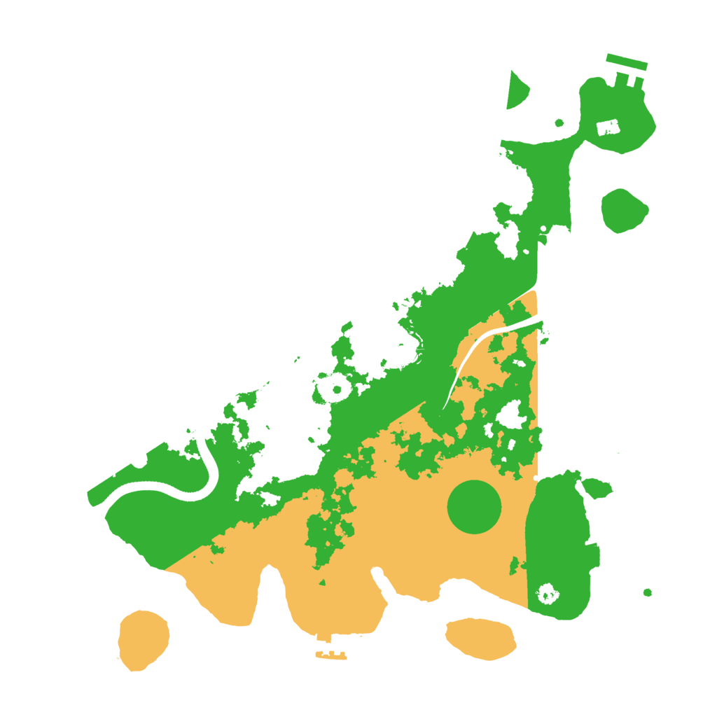 Biome Rust Map: Procedural Map, Size: 3500, Seed: 748034675
