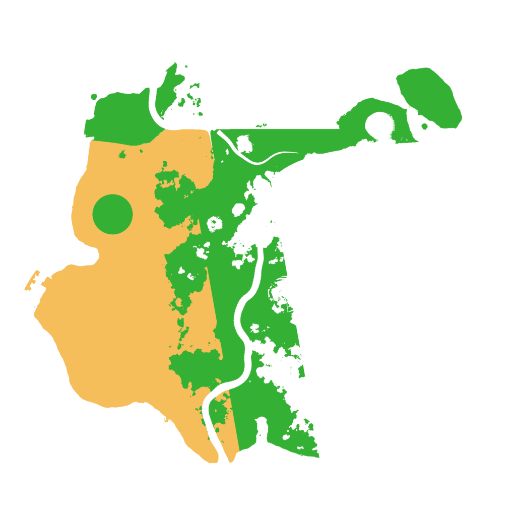 Biome Rust Map: Procedural Map, Size: 3400, Seed: 1222554110