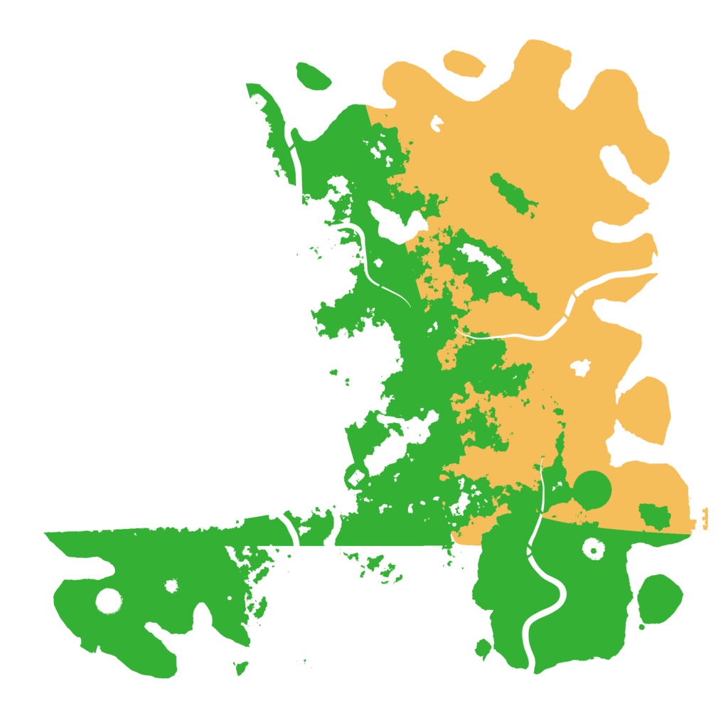 Biome Rust Map: Procedural Map, Size: 5000, Seed: 784532