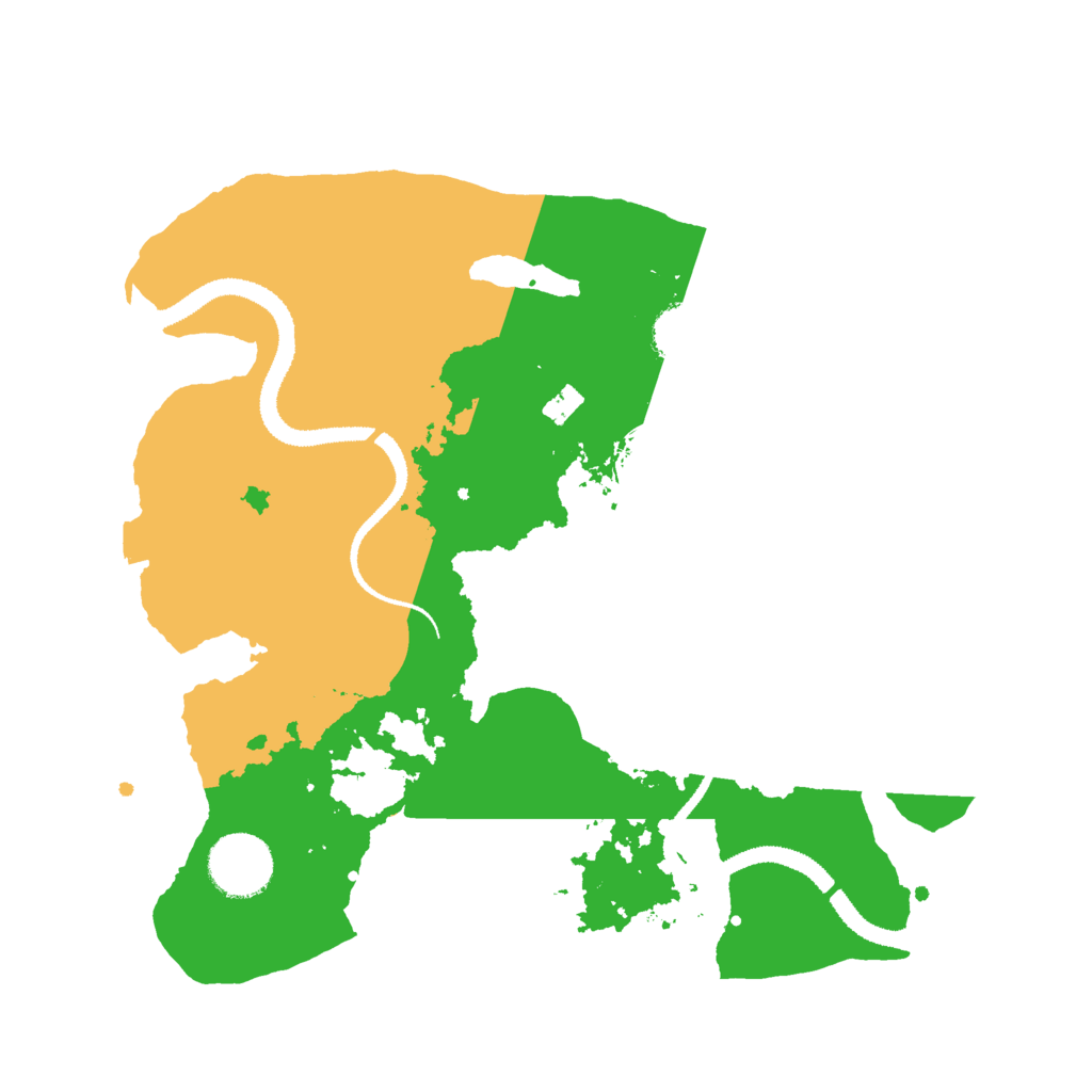 Biome Rust Map: Procedural Map, Size: 3000, Seed: 36752140