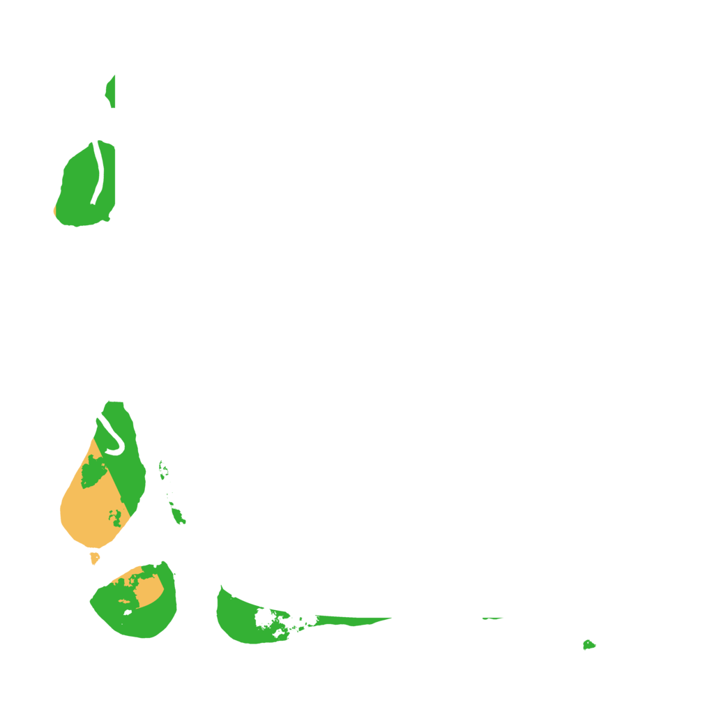 Biome Rust Map: Procedural Map, Size: 3100, Seed: 1122235585